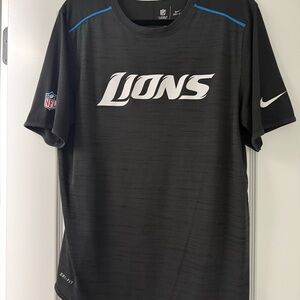 Nike Black Lions Tee with White and Blue Accents